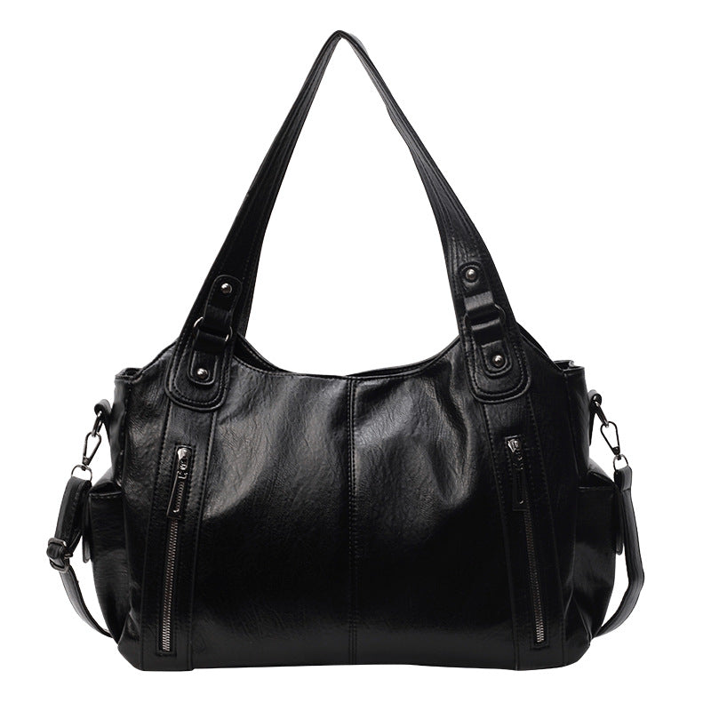 Women's Capacity Retro Easy Matching Sense High Women's Shoulder Bag