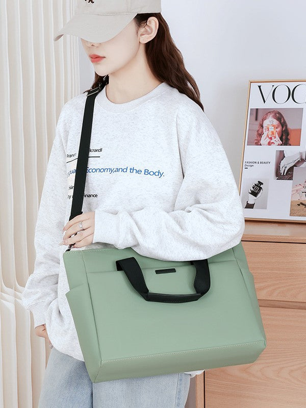 Men's Large Capacity High Sense Hand Holding Business Men's Shoulder Bag