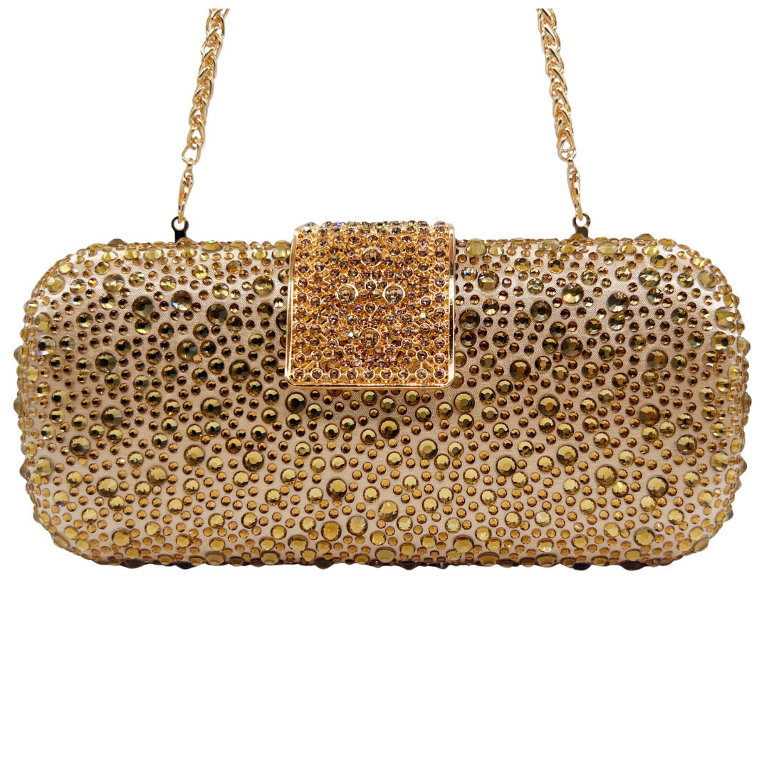 Women's Diamond Shiny Luxury Rhinestone Clutch Party Evening Bags