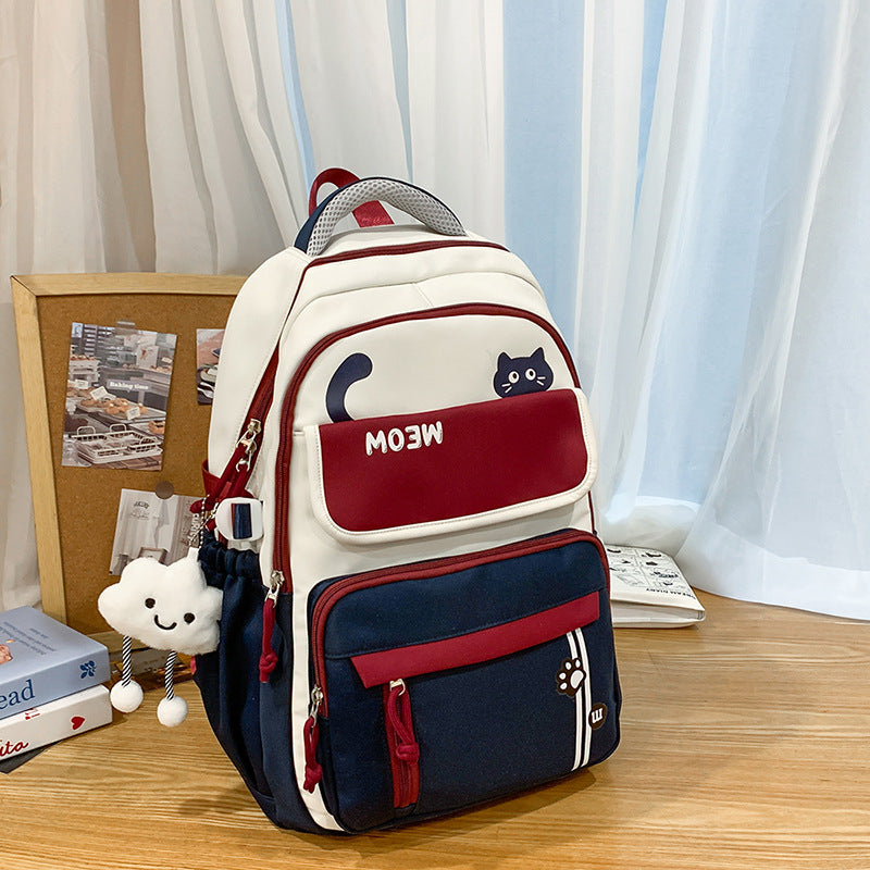 Cute Female Junior High Fashion Korean Style Large Capacity Computer Leisure Backpack