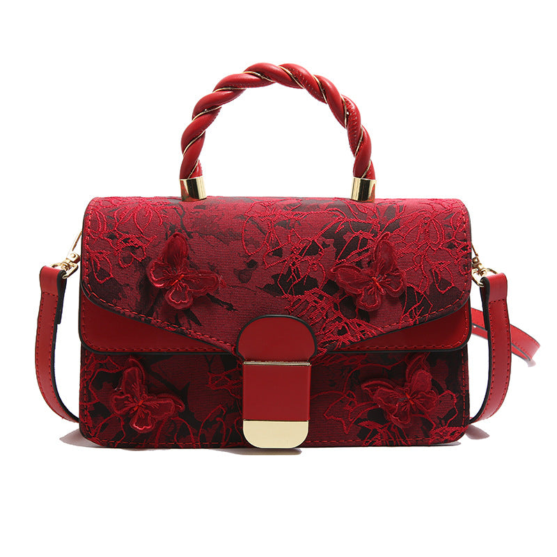 Women's Fashion Chain Spring Pure Color Trendy Small Square Bag