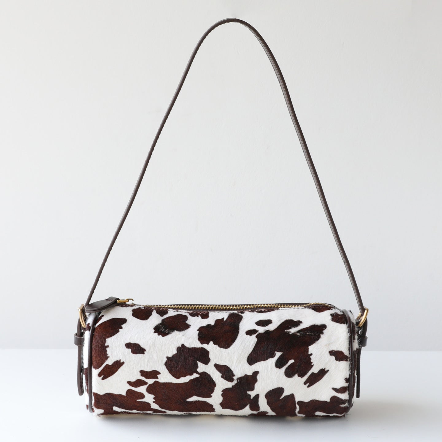 Hair Underarm Cows Pattern Pen Fashion Leopard Print Hot Genuine Women's Shoulder Bag