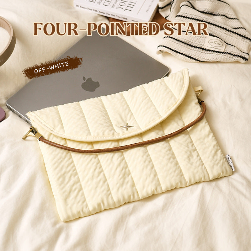 Retro Style Four Stars Computer Liner For Bags