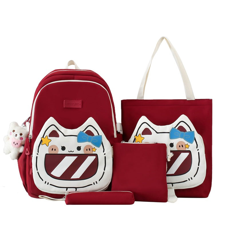 Fashion Cartoon Nylon Super Light Large Backpacks