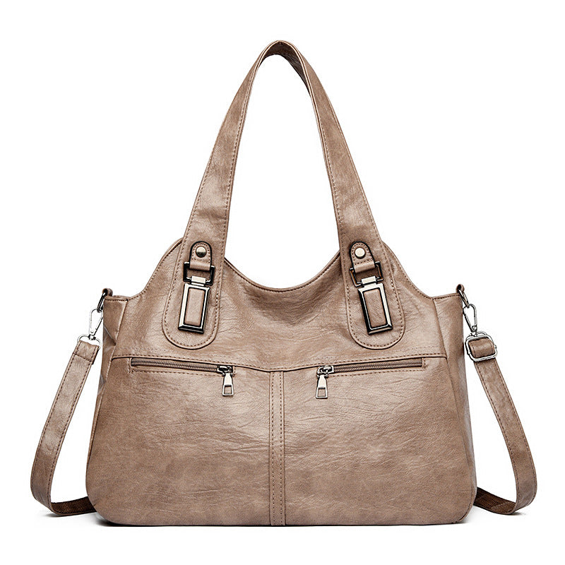 Women's Retro Large Capacity Portable Niche Simple Women's Shoulder Bag