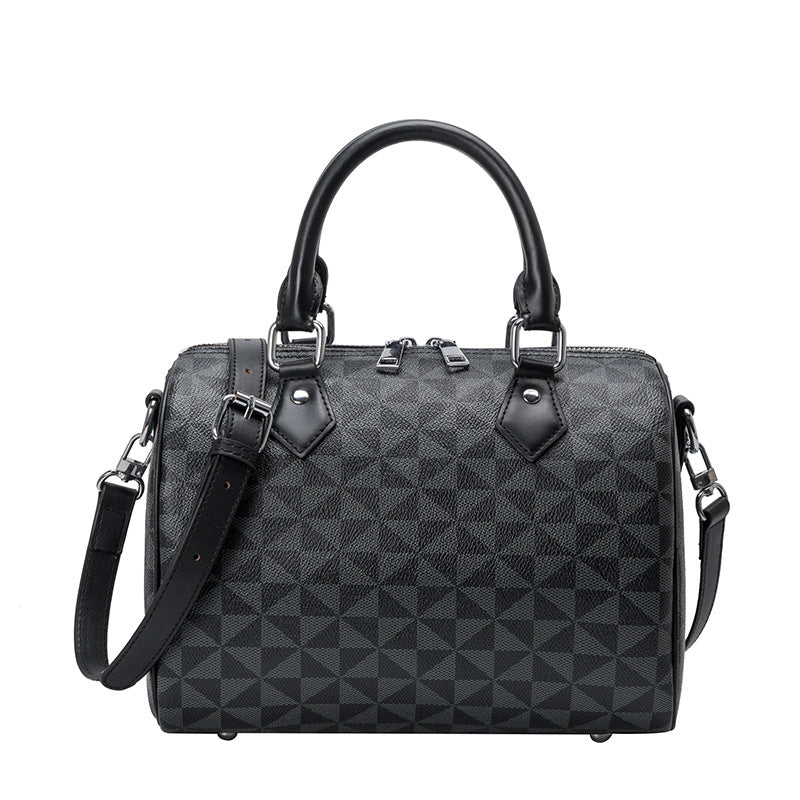 Women's Boston Pillow Trendy Fashion Windmill Pattern Women's Handbag