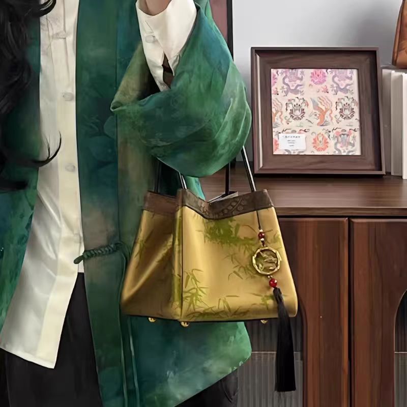 Style National Yarn Hand For Cheongsam Mulberry Bags