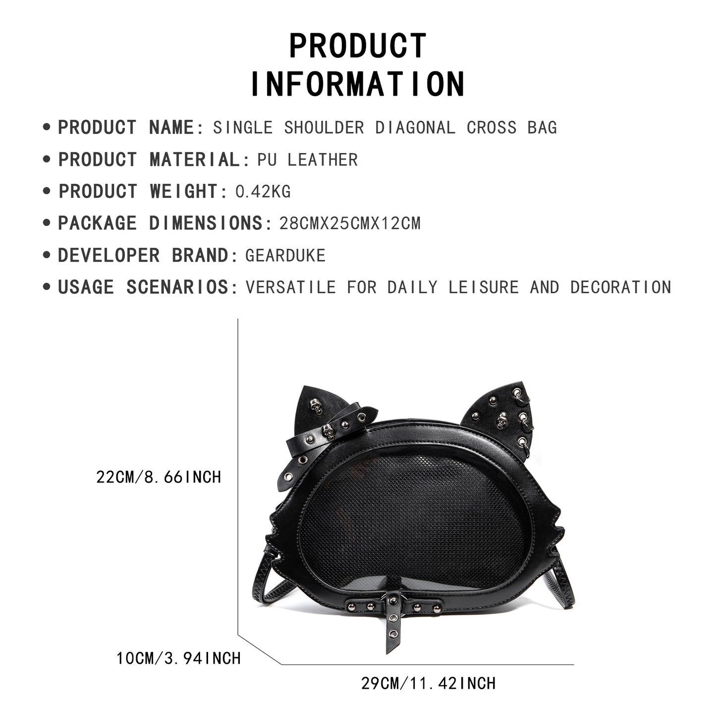 Cartoon Millennium Hot Style Two-dimensional Large Capacity Bar Rice Women's Shoulder Bag