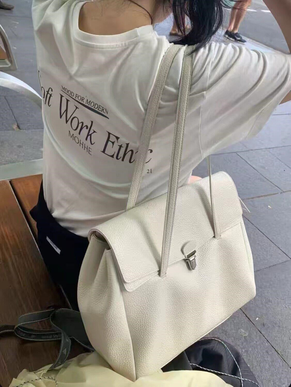 Capacity Flip Elegant Korean Style Commuter Small Square Bag