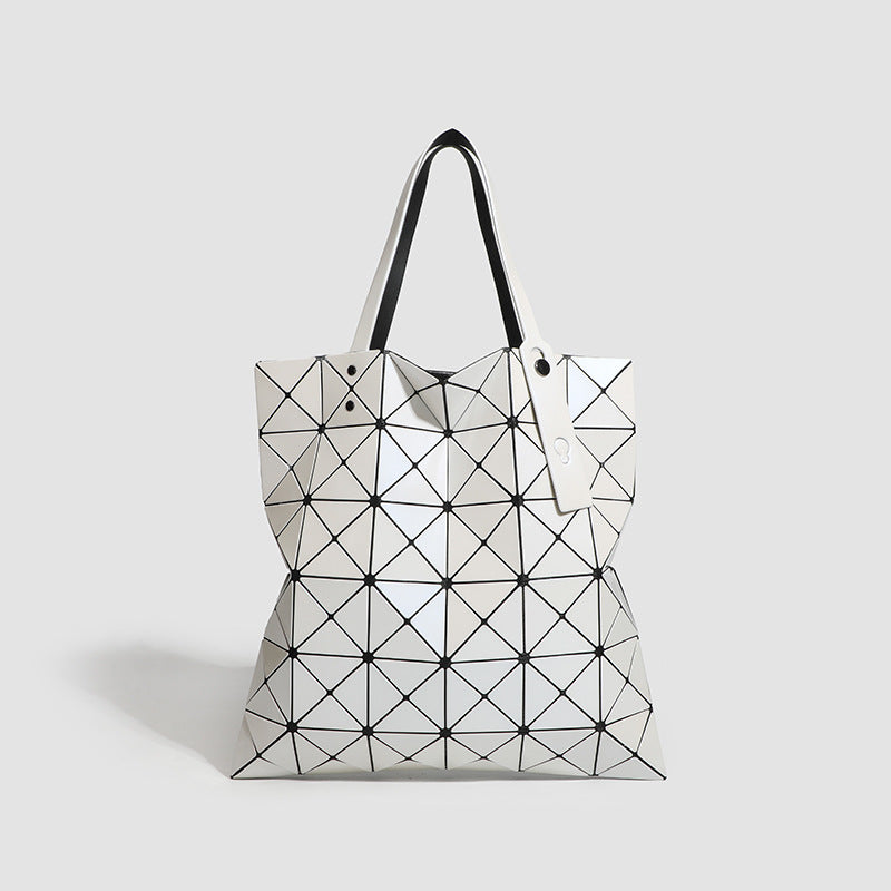 Creative Fashion Rhombus Folding Geometric Portable Women's Shoulder Bag