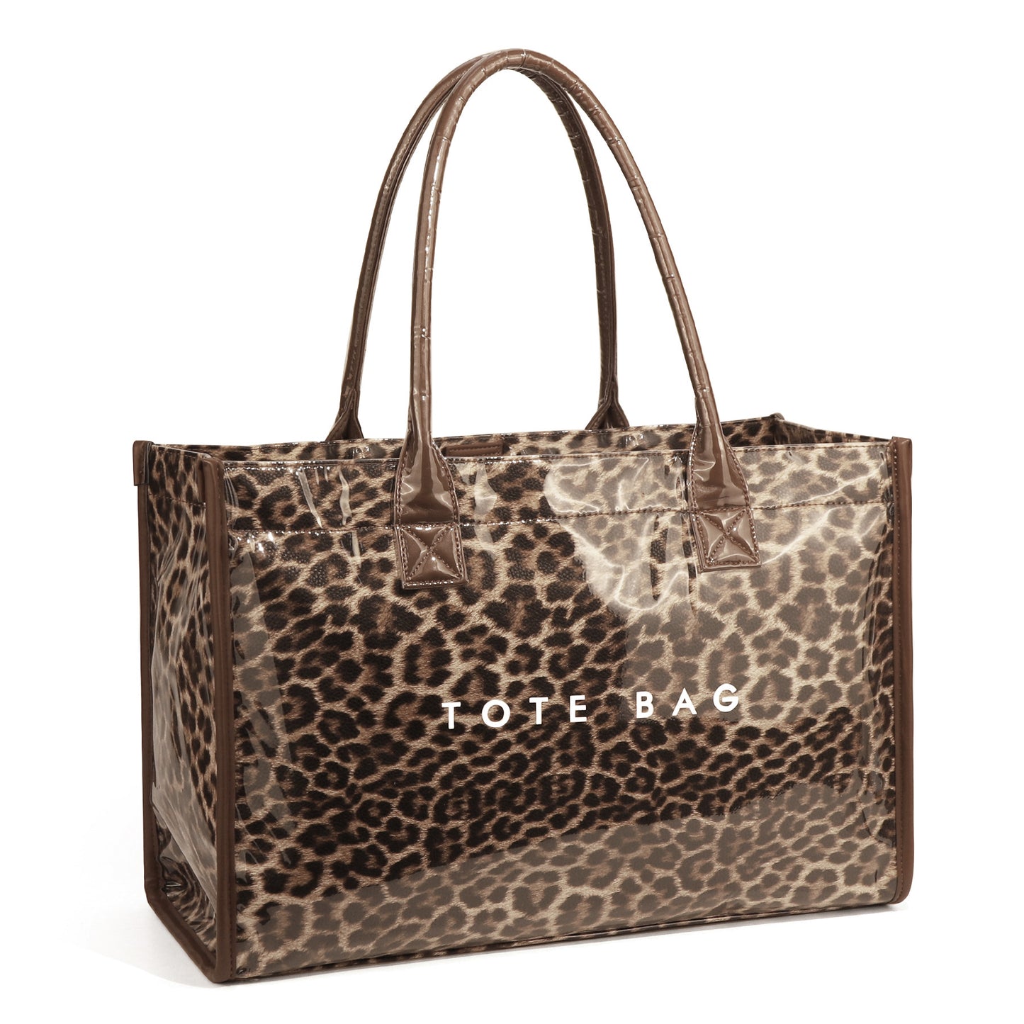 Black Brown Chessboard Large Capacity Double Shoulder Bags