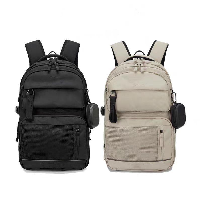 Three-piece Set Decompression Spine Protection Large Leisure Backpack