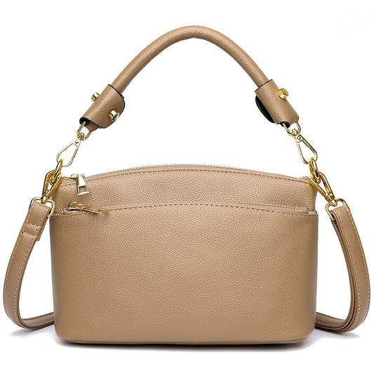 Women's Leather Fashion Top Layer Cowhide High Women's Shoulder Bag