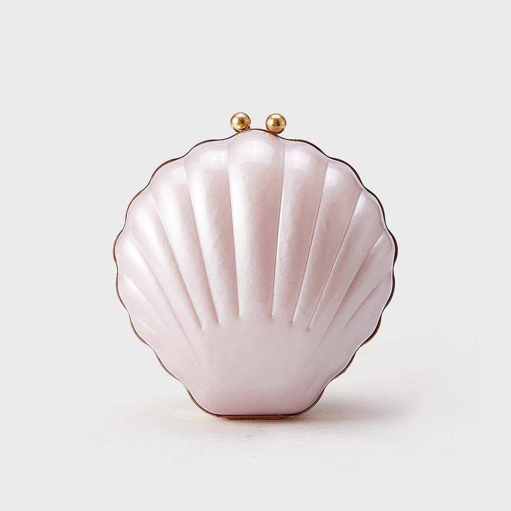 Women's Fashion Shell Pearlescent Acrylic Banquet Clutch Dinner Bag