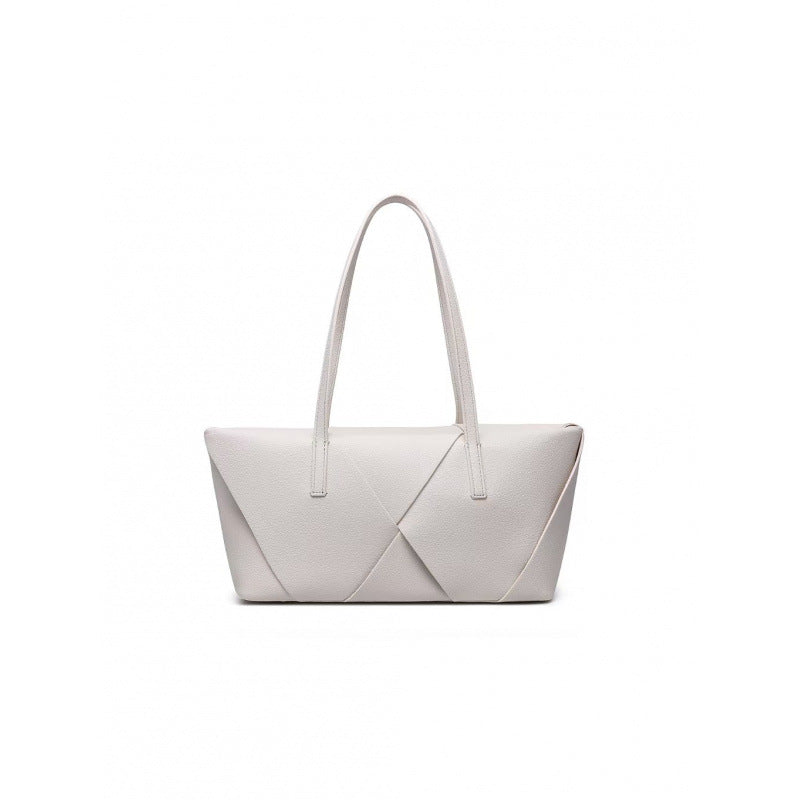 Women's Z Stylish Niche Splicing Portable Underarm Large Capacity Women's Handbag