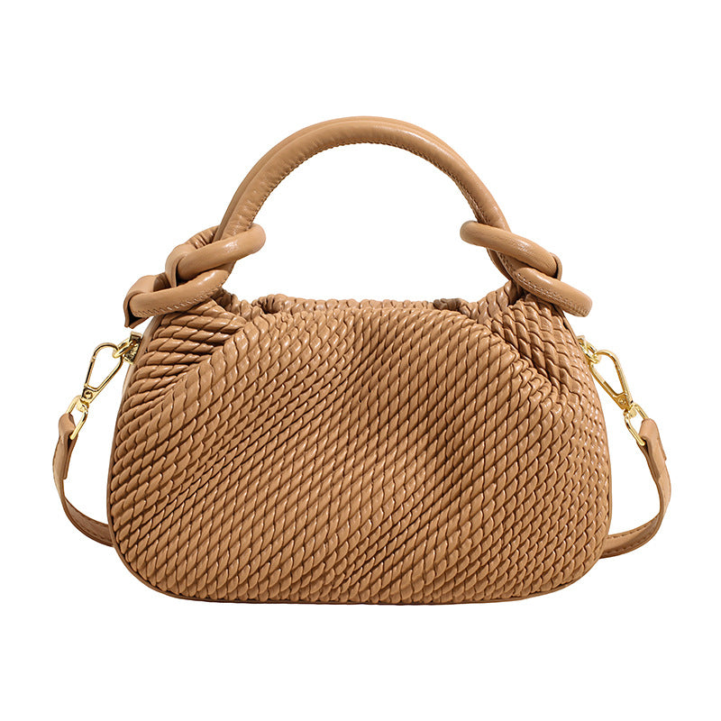 Women's Korean Style Niche Early Spring Simple Rhombus Small Square Bag