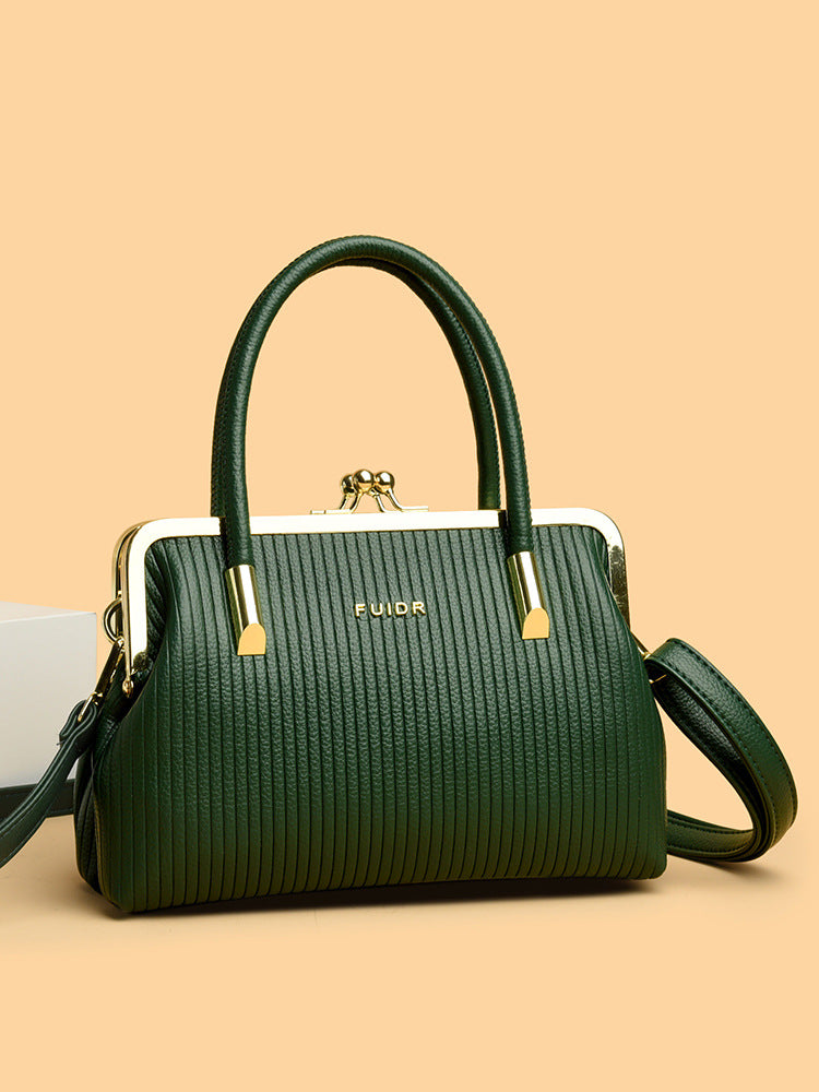 Women's Mom Large Capacity Fashion Good-looking Clip Women's Messenger Bag