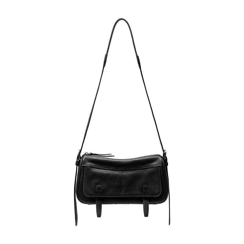 Unique Trendy Women's Leisure Commute Genuine Women's Leather Bag