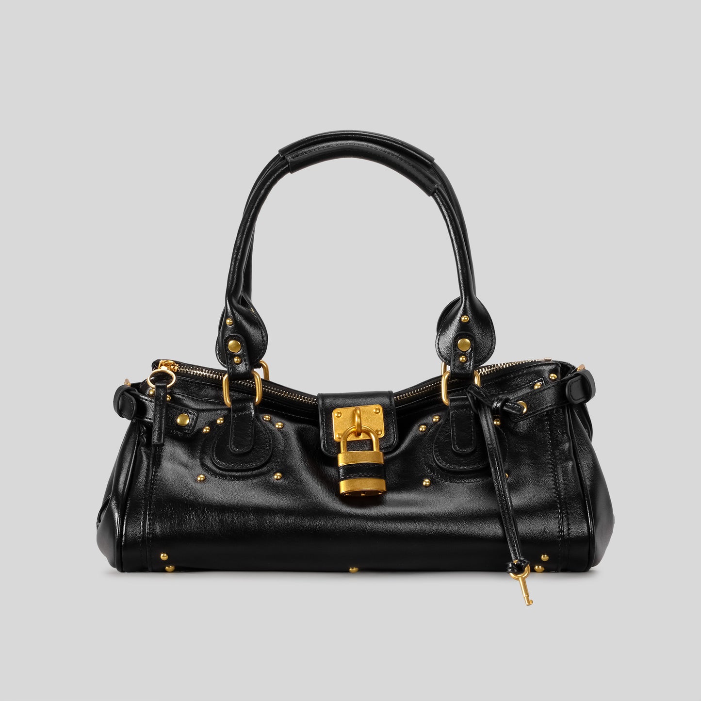 Retro Distressed Chloe Paddington Motorcycle Portable Underarm Decorative Bags