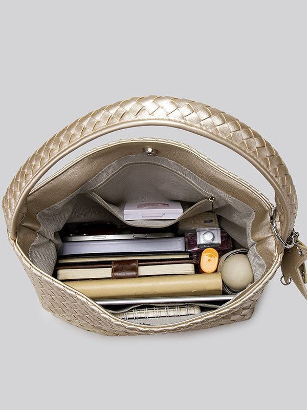 Stylish Woven Large Capacity Idle Style Handbags