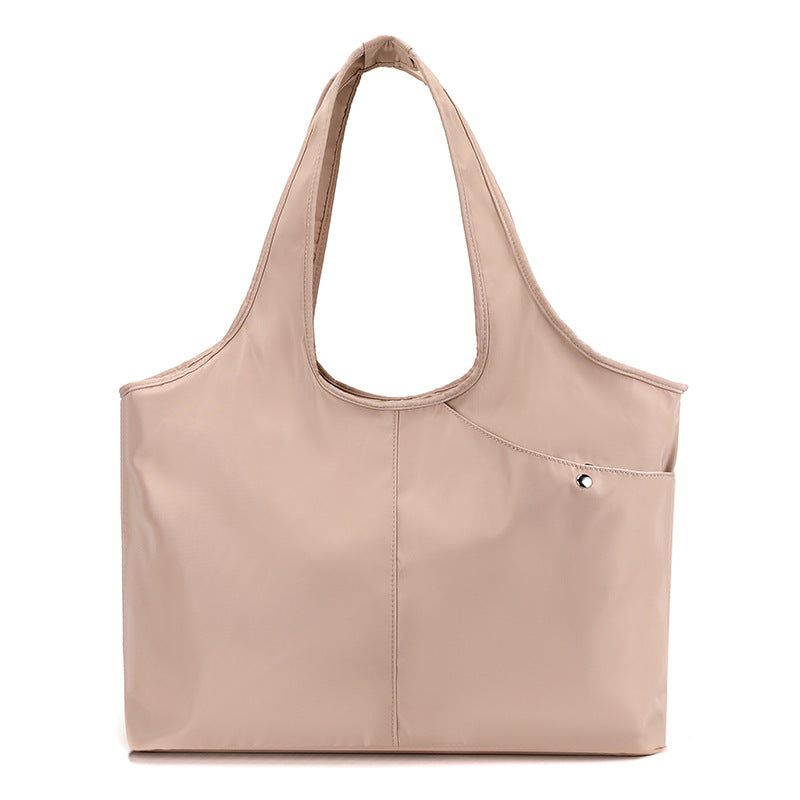 Women's Style Simple Large Capacity Lightweight Nylon Cloth Women's Shoulder Bag