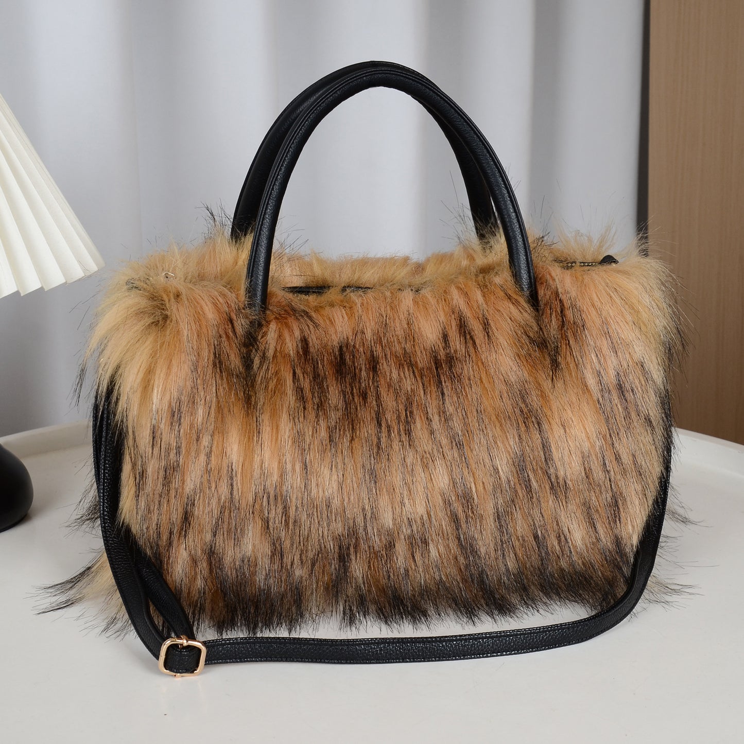 Women's Plush Fashion Imitation Fur Furry Women's Handbag