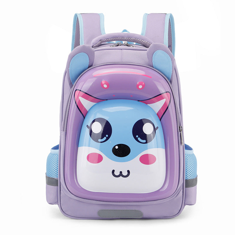 Fashion Hard Shell Cartoon Animal Pattern Primary School Bag