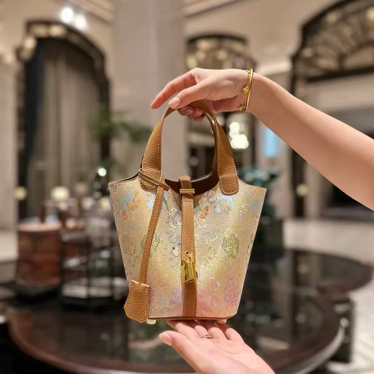 Women's Song Dynasty Brocade National Style Chinese Light Luxury High-grade Western Bags