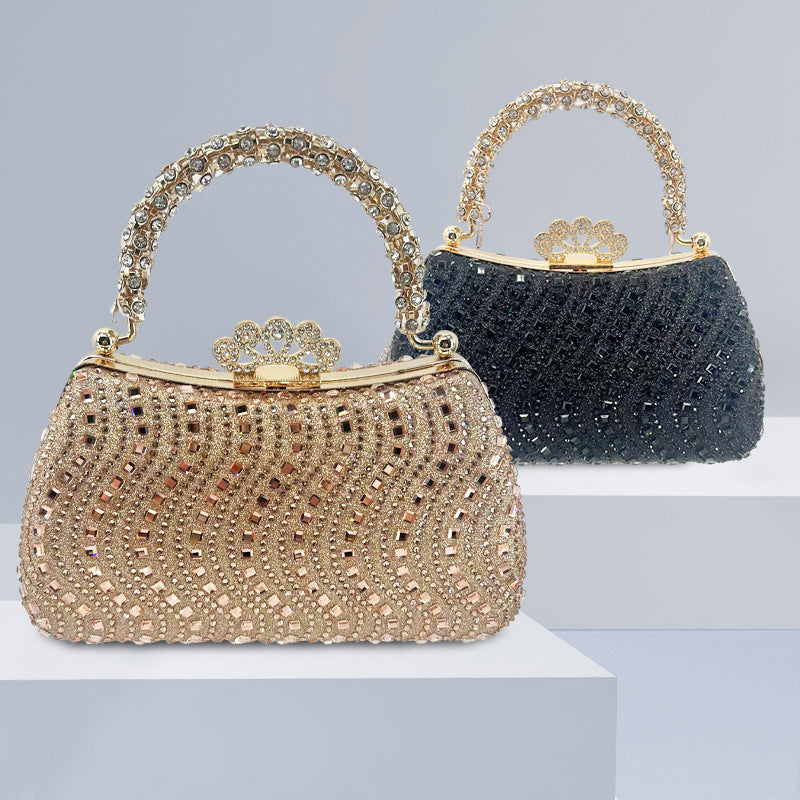 Women's High-grade Light Luxury Diamond Banquet Fashion Dinner Bag