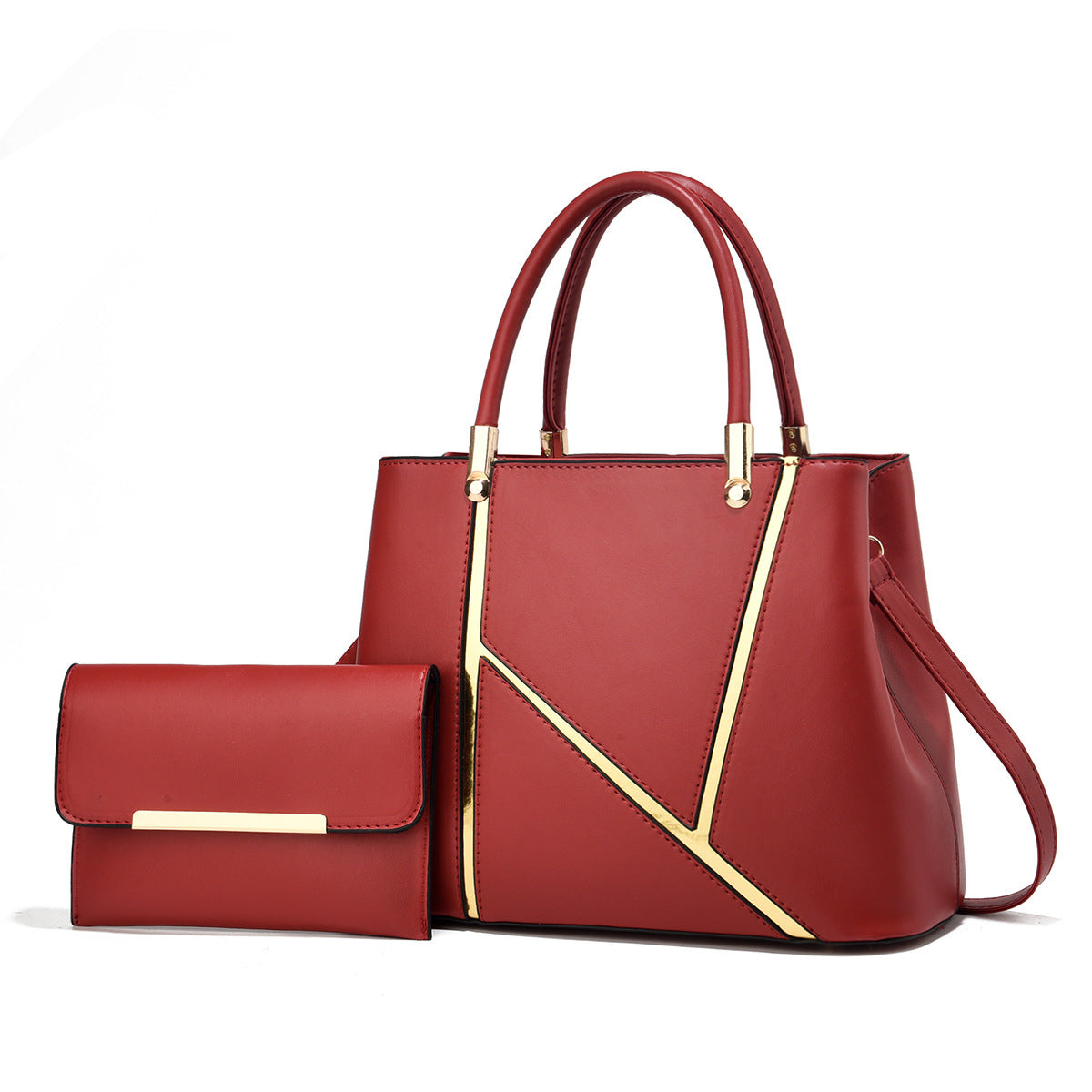 Stitching Mother Good-looking Design Sense Fashion Sweet Portable Bags
