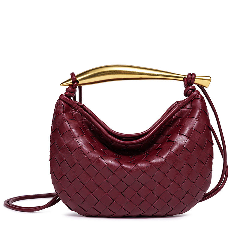Women's Cute Mini Sardine Woven Trumpeter Women's Shoulder Bag