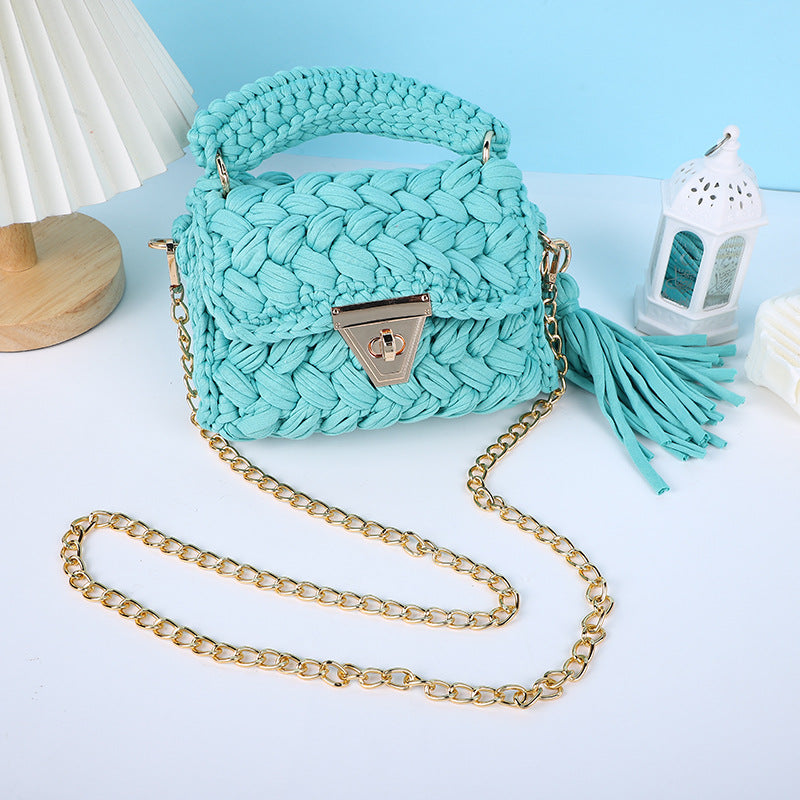 Women's Spring Ya Woven Cloth Chain Women's Messenger Bag