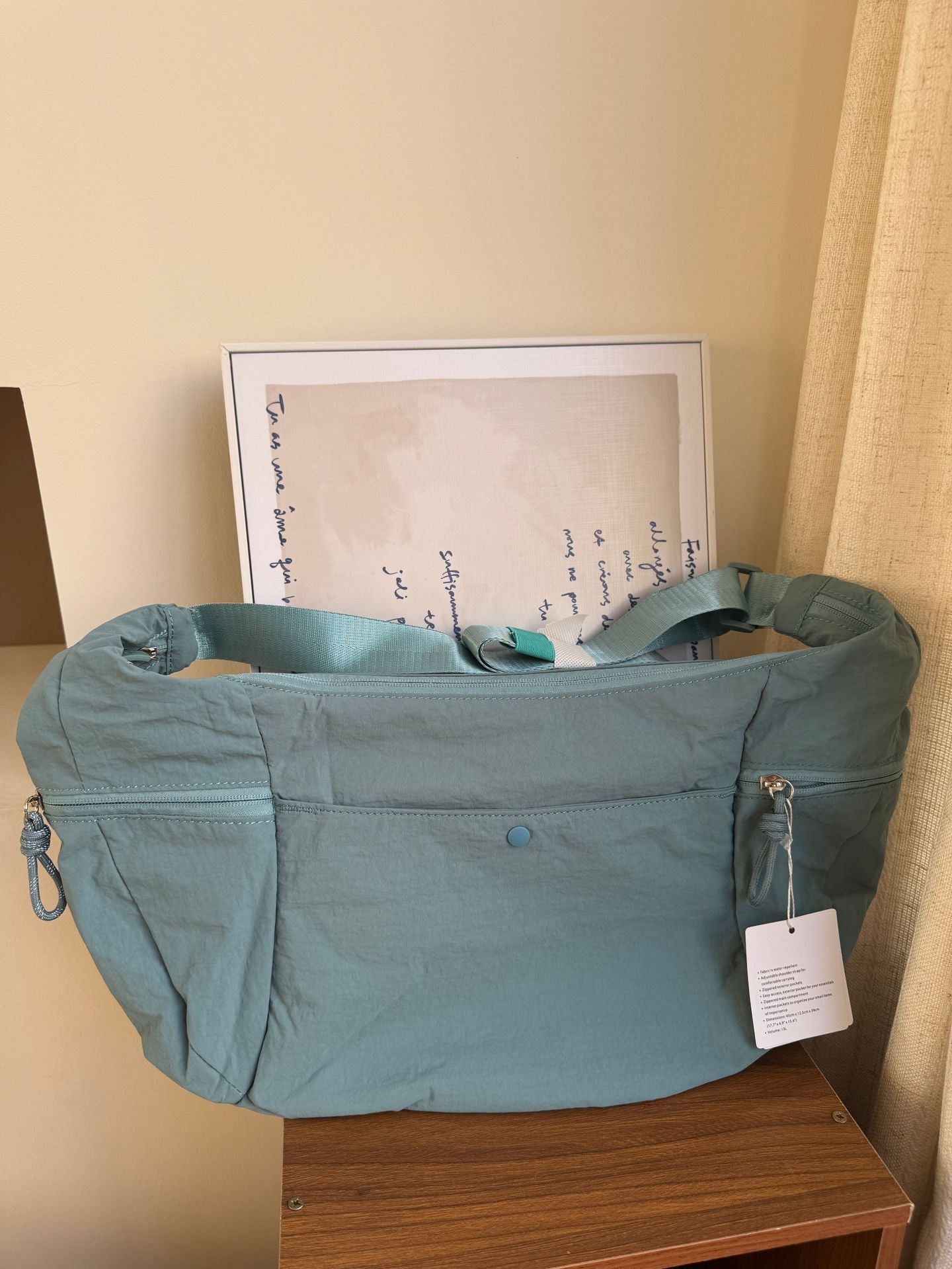 Women's Dew Nylon Croissant Large Capacity Commuter Dumpling Women's Messenger Bag