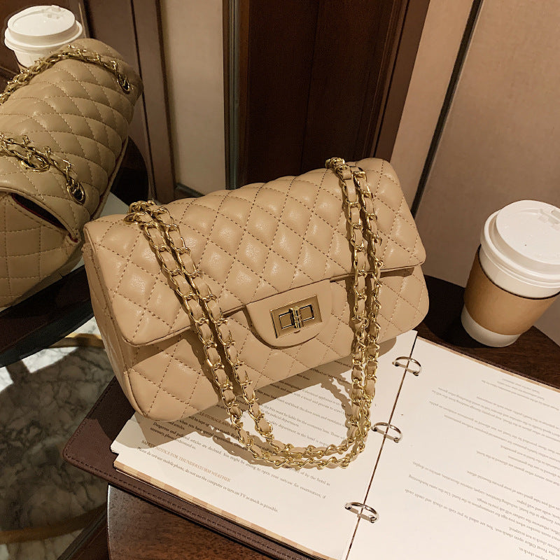 Women's Trendy Stylish Good Texture Diamond Chain Bags