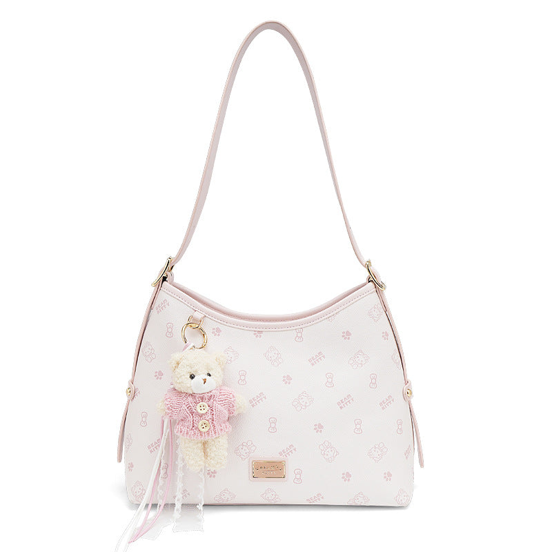 Printed Underarm Large Capacity Versatile Commuter Women's Shoulder Bag