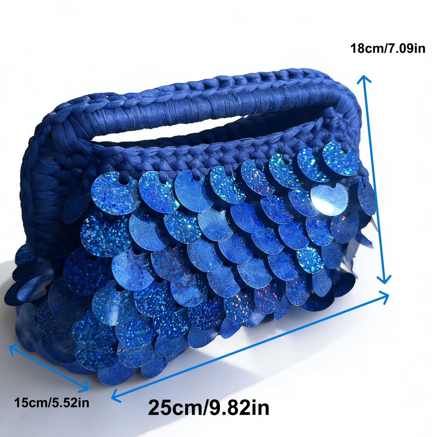 Women's Hand-woven Sequined Seaside Vacation Style Fashion Women's Handbag