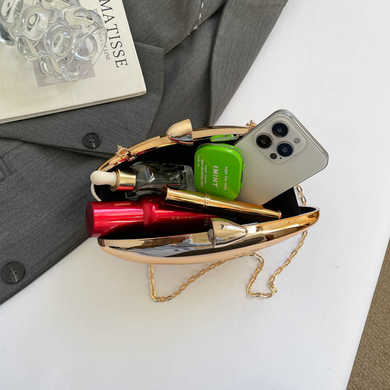 Women's Dinner Shell Acrylic Box Mango Clutch Bags