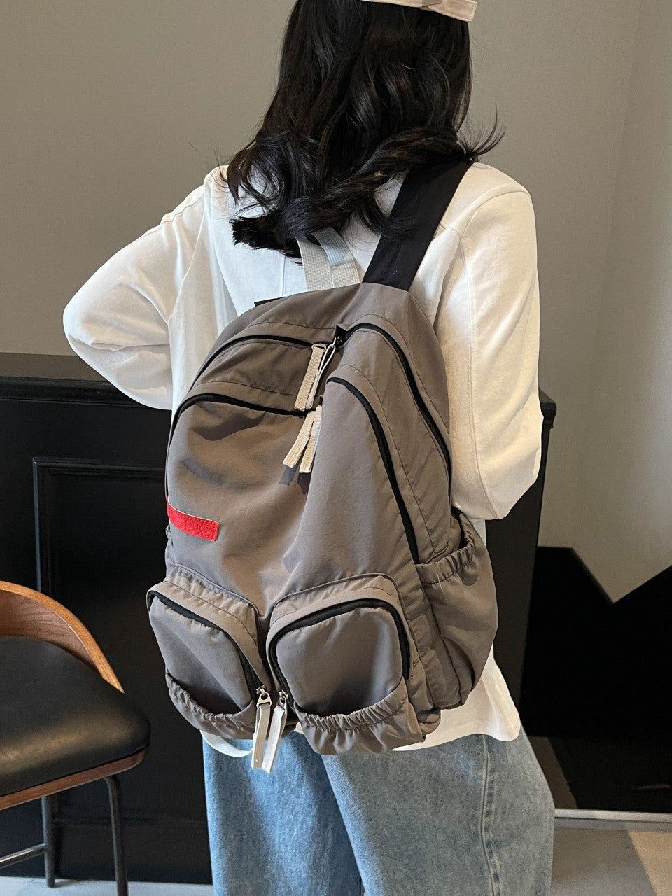 Women's College Simple Versatile Large Capacity Korean Leisure Backpack