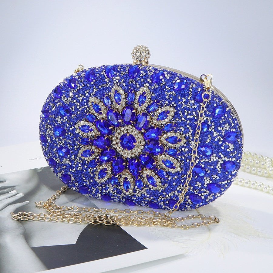 Women's Town Diamond Cheongsam Formal Dress Dinner Bag