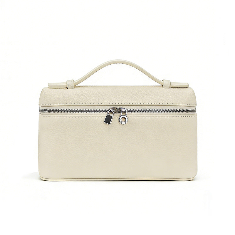 Simple Leather Niche High Sense Box Women's Handbag