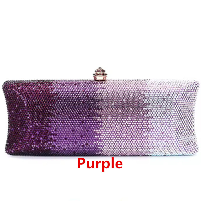 Women's Makeup Rhinestone Wedding Crystal Hot Drilling Dinner Bag