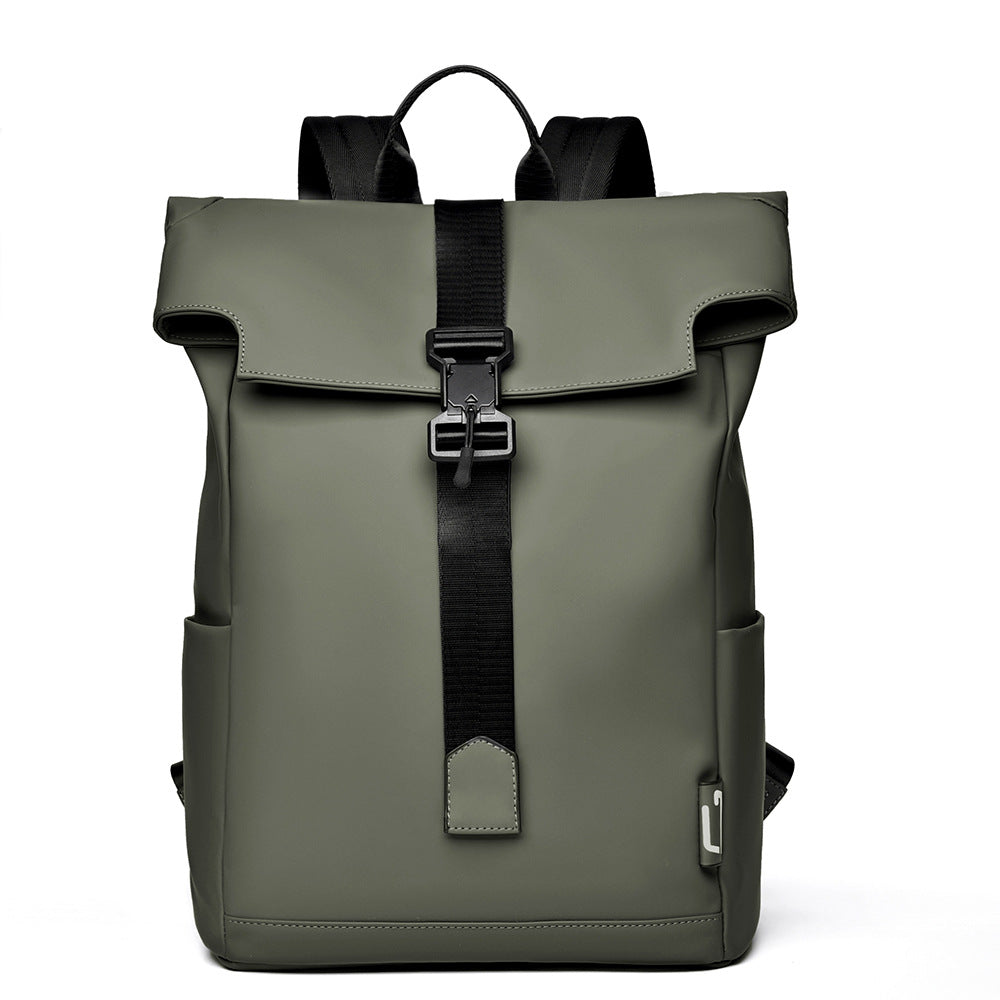 Men's Simple One Lightweight College Computer Commuting Business Backpack
