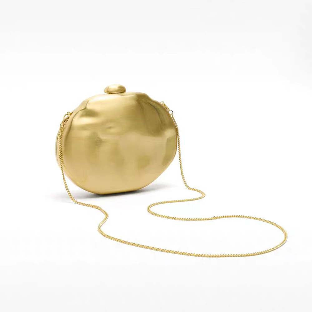 Iron Box Shape Chain Clutch Fashion Dinner Bag