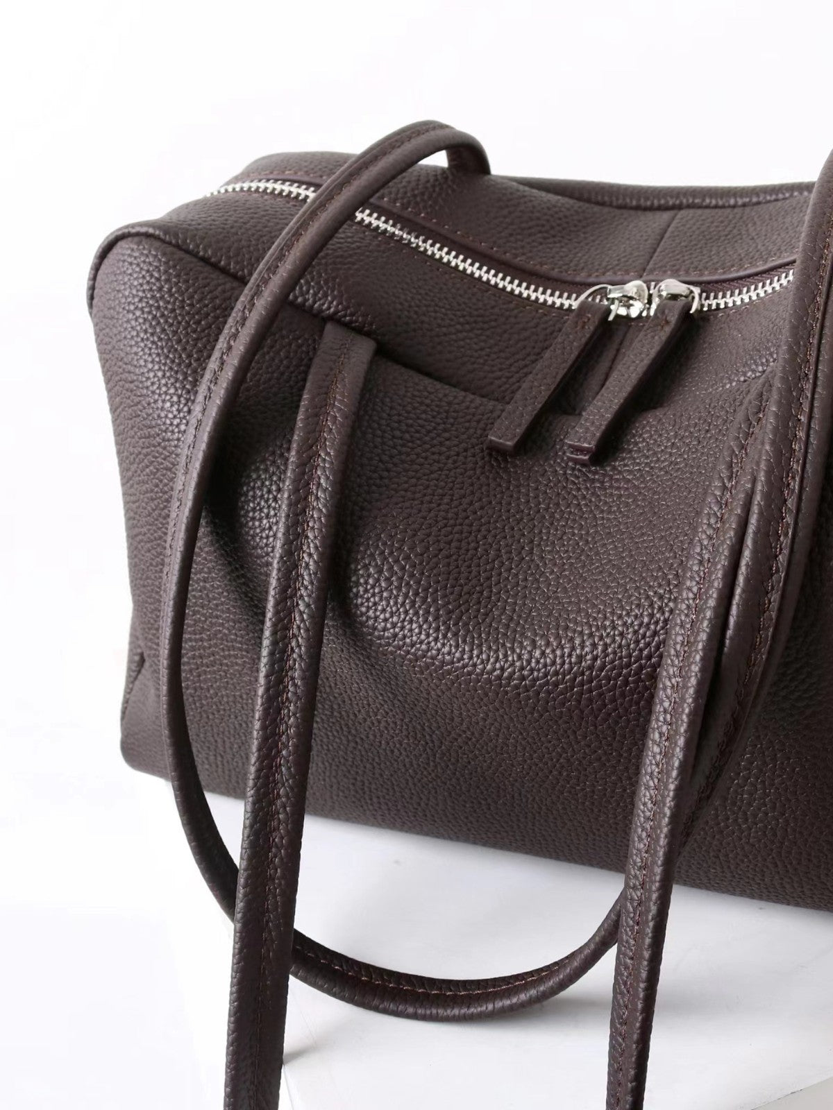 First Layer Cowhide Commuter Large Capacity One Niche Women's Handbag