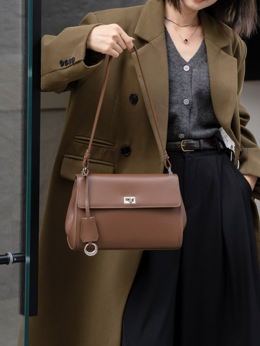 Women's Classic Leather Underarm Large Capacity Totes Women's Shoulder Bag