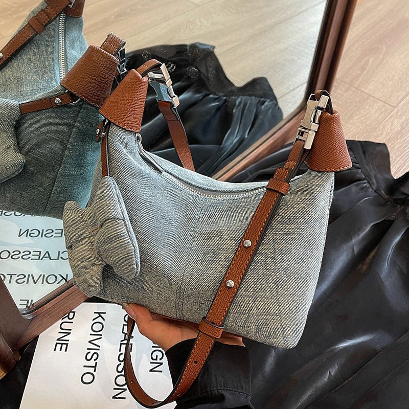 Women's Super Popular Niche Denim Fashion Commuter Bags
