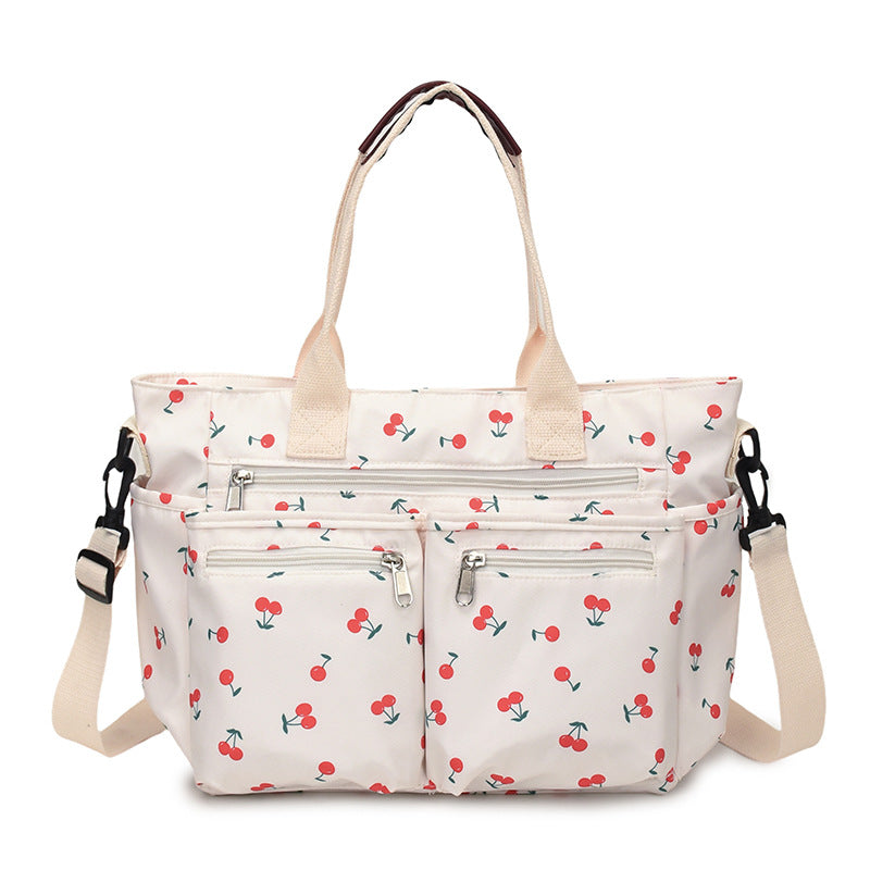 Fashion Printed Cherry Large Capacity Female For Women's Shoulder Bag