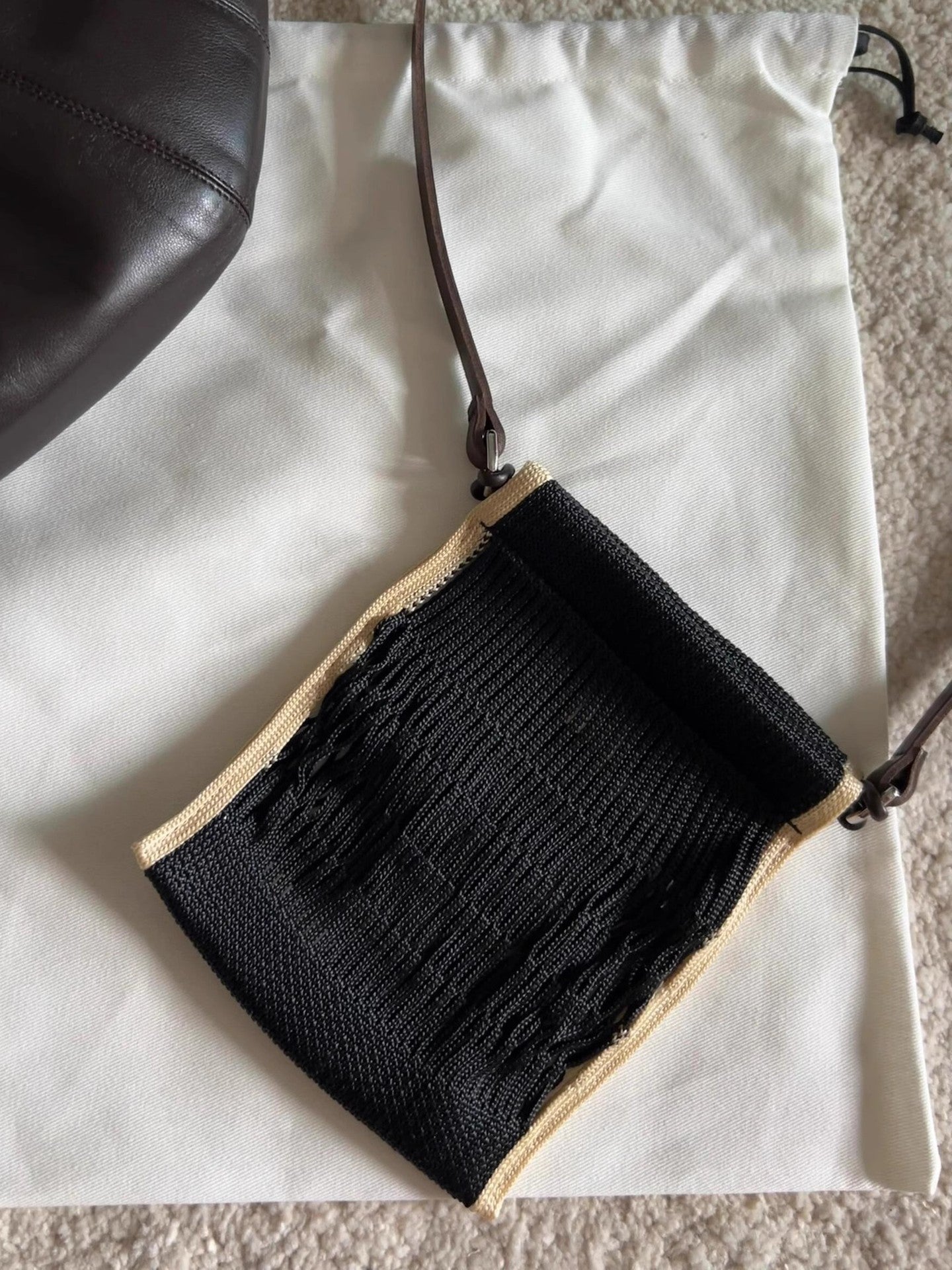Net Strap Shopping Large Capacity Underarm Women's Shoulder Bag