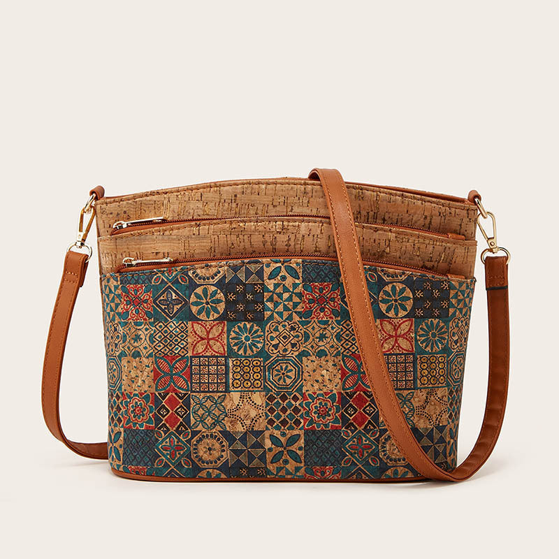 Women's Ethnic Style Retro Fashion Bark Pattern Bags
