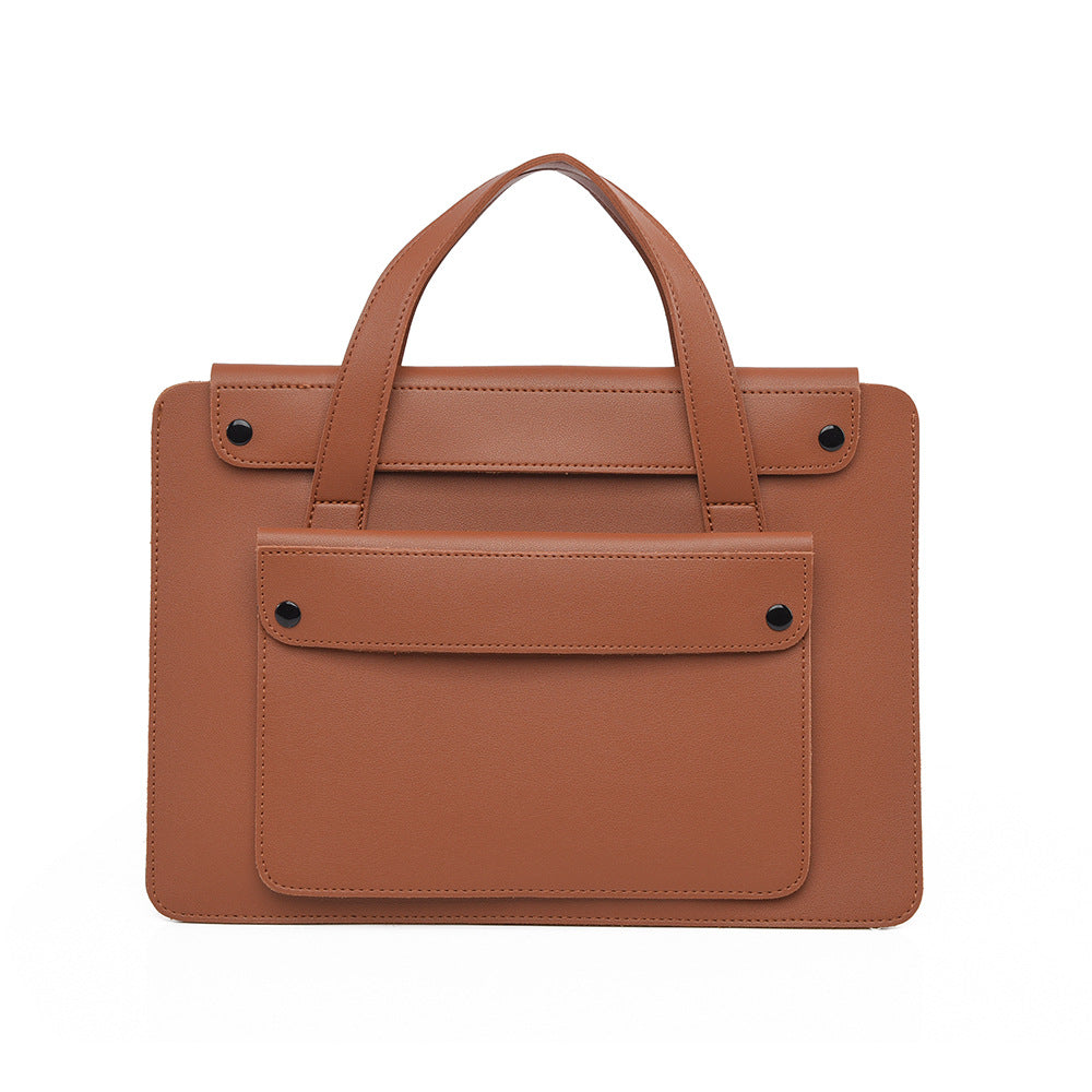 Organ Leather Portable Computer Suitable For Notebook Laptop Bag